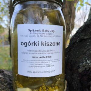 Ogórki kiszone 800g/0,9l