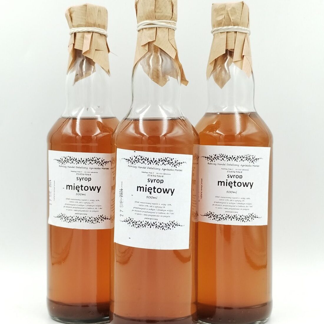 Syrop miętowy 500ml - obrazek 2