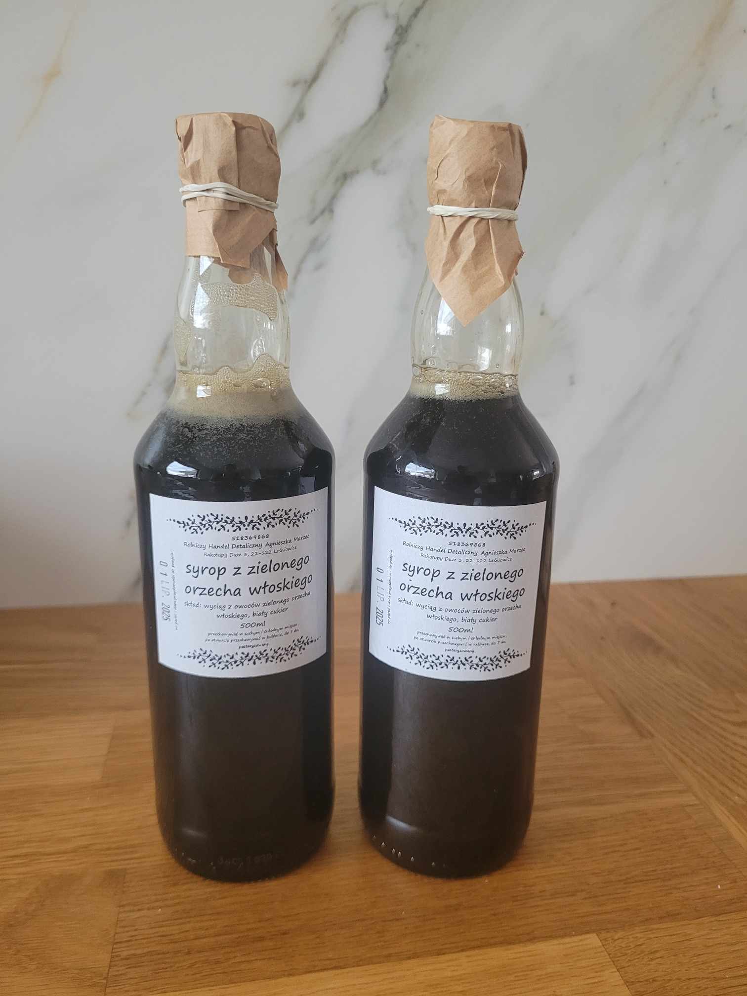 Syrop z zielonego orzecha włoskiego 500ml