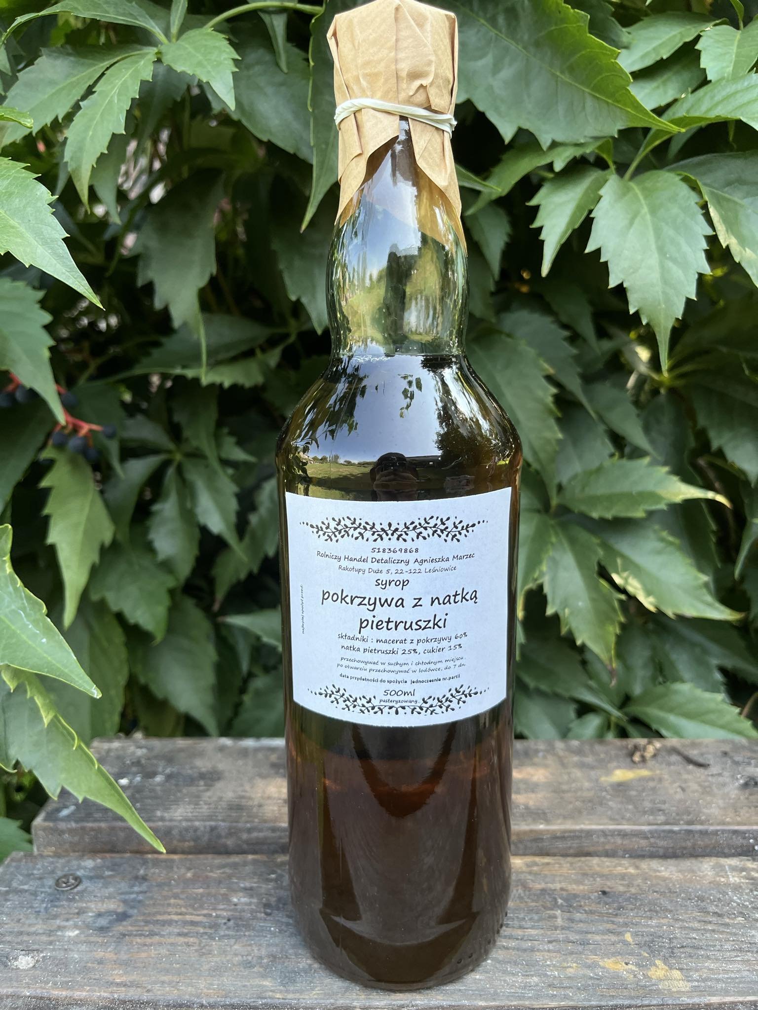 Syrop pokrzywa z natką pietruszki 500ml