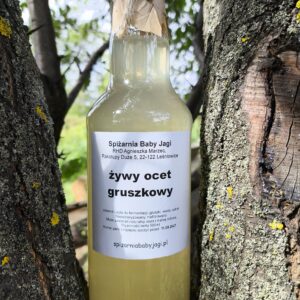 Żywy ocet gruszkowy 500ml