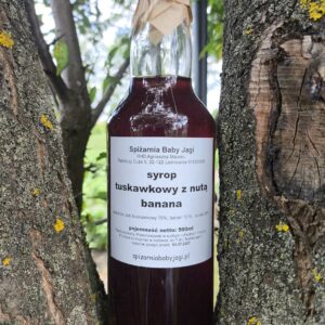 Syrop truskawkowy z bananem 500ml