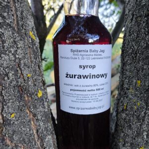 Syrop z żurawiny 500ml