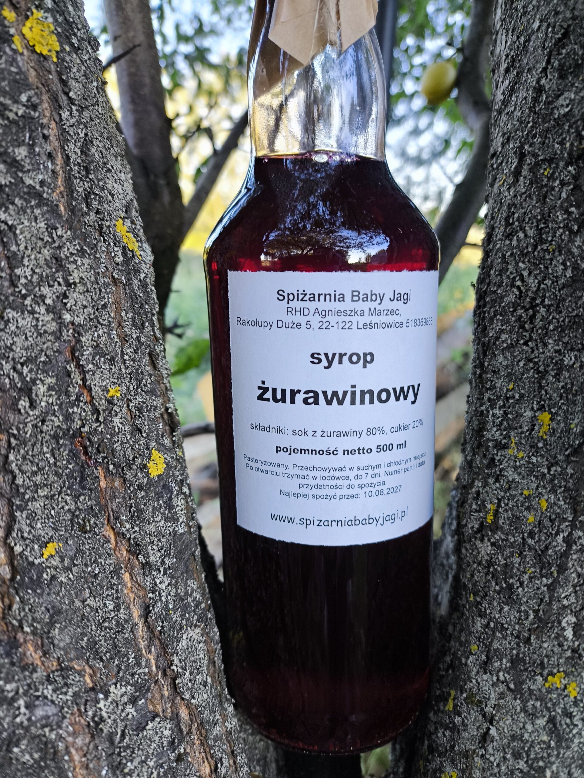 Syrop z żurawiny 500ml