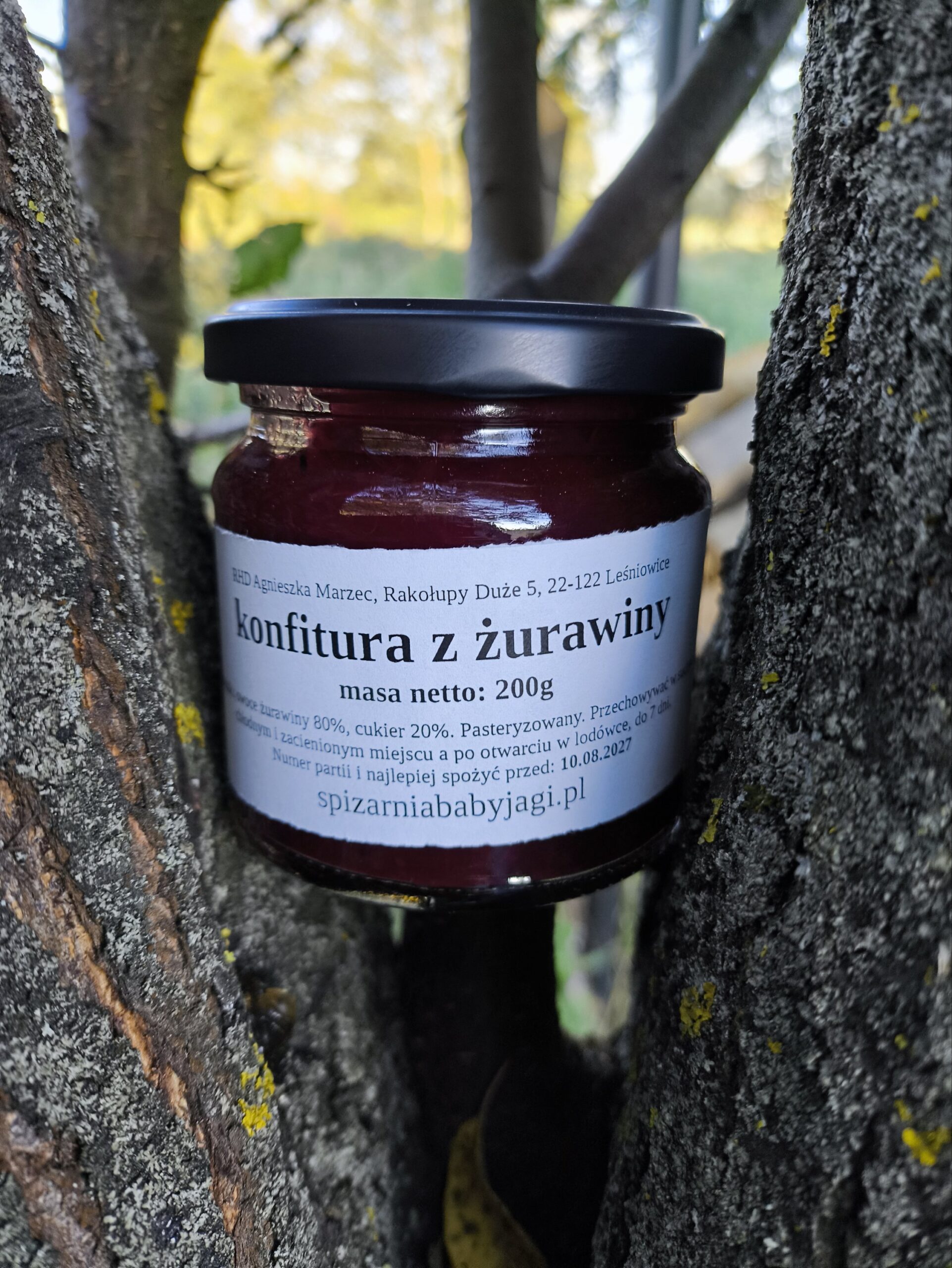Konfitura z żurawiny 200g